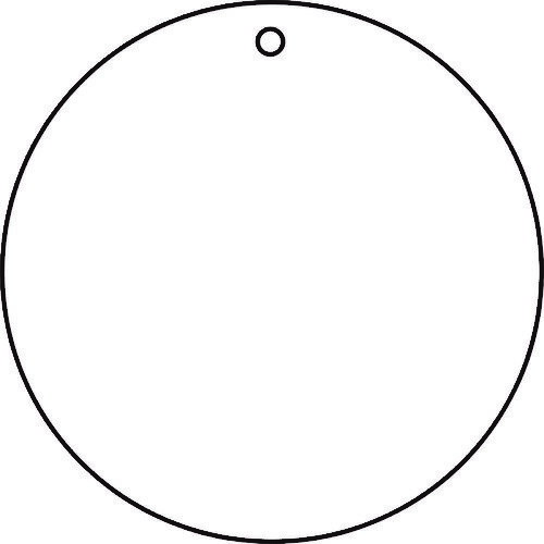 【5/25(日)限定 抽選で最大100%ポイントバック 要エントリー】【メーカー直送T】トラスコ中山(TRUSCO)　白無地板　10枚組　50Ф×2厚 T886-40