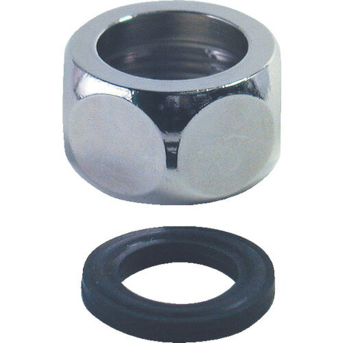 【メーカー直送T】トラスコ中山(TRUSCO)　フクロナット　フレキシブルパイプ用　ネジG1／2径17．1Φ TFC-13-316