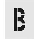 【メーカー直送T】IM ステンシル B 文字サイズ250×125mm ASTB250125