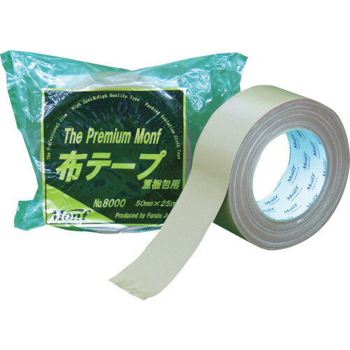 【メーカー直送T】フルトー　重梱包用布粘着テープNo．8000　The　Premium　Monf　8000 50MMX25M(4)