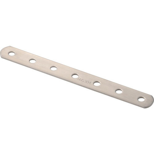 【メーカー直送T】トラスコ中山(TRUSCO)　ジョイント金具19型フラットステンレス長さ175穴数7 TK19-F7S