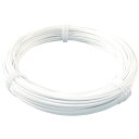 【ポイント3倍 10/30~10/31まで】【メーカー直送T】トラスコ中山(TRUSCO) カラー針金 ビニール被覆タイプ 2.0mmX25m 白 TCWM20W