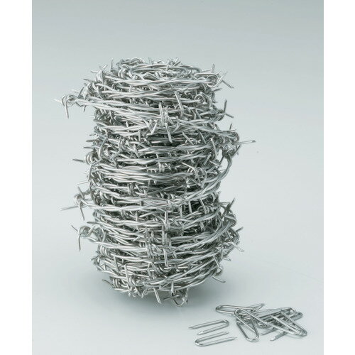 【メーカー直送T】トラスコ中山(TRUSCO)　有刺鉄線　ステンレス　1．6mmX100m　TSUW16100