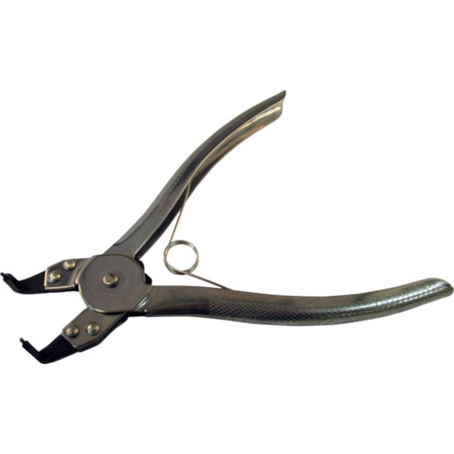 【メーカー直送T】スーパー　スナップリングプライヤ穴用曲爪（爪固定型）　CH-1B