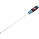 【メーカー直送T】KTC 樹脂柄ドライバロング軸 マイナス貫通タイプ8マイナス D1M2830D1M2830(4)