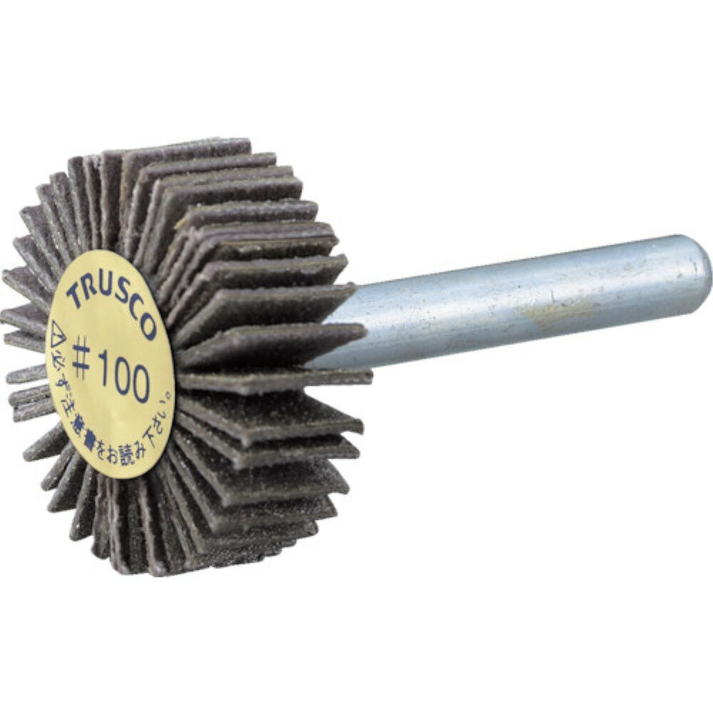 【メーカー直送T】トラスコ中山(TRUSCO)　ダイヤ軸付フラップホイール　オールダイヤ　Φ10X軸径3　400＃　P-DF1010-3A　400