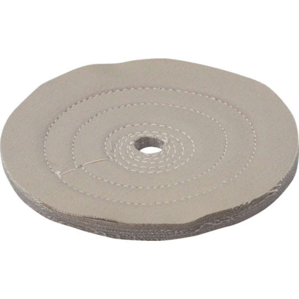 【メーカー直送T】トラスコ中山(TRUSCO)　茶カツ仕上げバフ　外径Φ150X穴径12．7mm　5個入　TTB-150-4