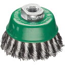 【メーカー直送T】LESSMANN 工業用カップブラシ Φ65 ステンレス 線径0.35 482714