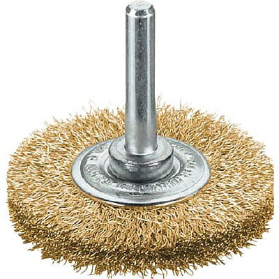 【メーカー直送T】LESSMANN　軸付ホイルブラシ　真鍮線　0．2　φ70　417562