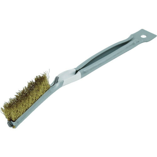 【メーカー直送T】トラスコ中山(TRUSCO)　金柄ブラシ　厚毛植　ゴールドメッキ線　TB-2012