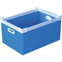 【メーカー直送T】KUNIMORI プラダン NSコンテナ 40L(SWコーナー)ライトブルー 78102NS40LLB