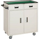 【メーカー直送T】トラスコ中山(TRUSCO) ツールワゴン 800X500XH880 引出・扉付 W NTS-504N-W