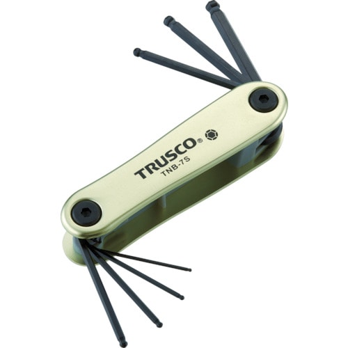 【メーカー直送T】トラスコ中山(TRUSCO)　ボールポイント六角棒レンチセット　ナイフ式 TNB7S