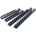 【メーカー直送T】コーケン アルミソケットレール 12.7mm差込クリップ10ヶ付き全長300mm RSAL30012X10