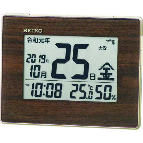 【メーカー直送T】SEIKO 和暦表示付き電波時計 SQ442B 【メーカー直送T】SEIKO 和暦表示付き電波時計 SQ442B