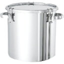 【メーカー直送T】日東 ステンレスタンク ストレートクリップ式密閉タンク(フタ付) 15L CTH-27 (SUS304 15L)