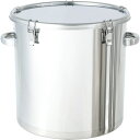 【メーカー直送T】日東 ステンレスタンク ストレートクリップ式密閉タンク(フタ付) 80L CTH-47 (SUS304)