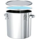 【メーカー直送T】日東 ステンレスタンクPTFEパッキン付式保存タンク10L CTH-PTFE-24