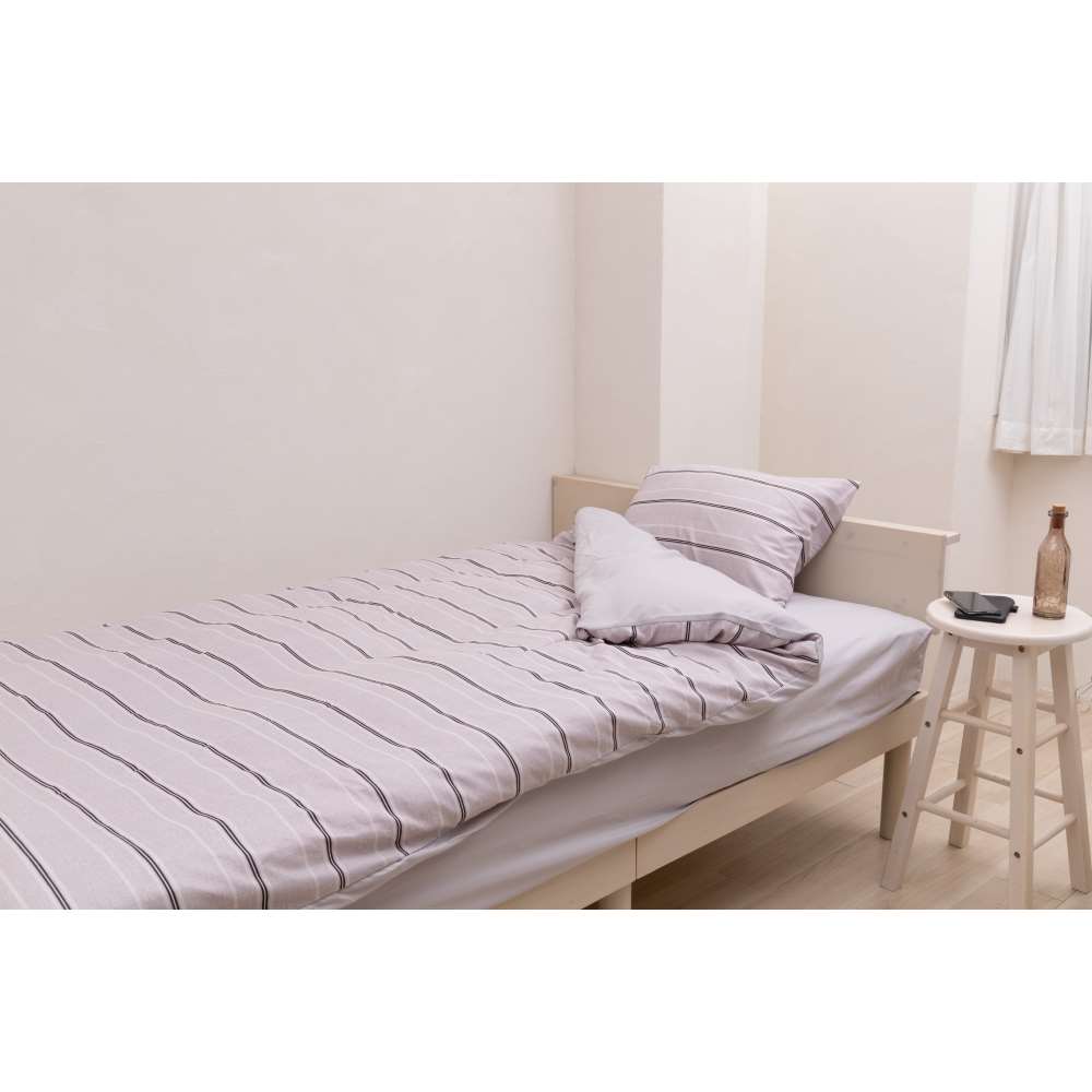 【楽天スーパーSALE】コーナンオリジナル LIFELEX ベッド用制菌防臭寝具6点セットS ランダムボーダーシ..