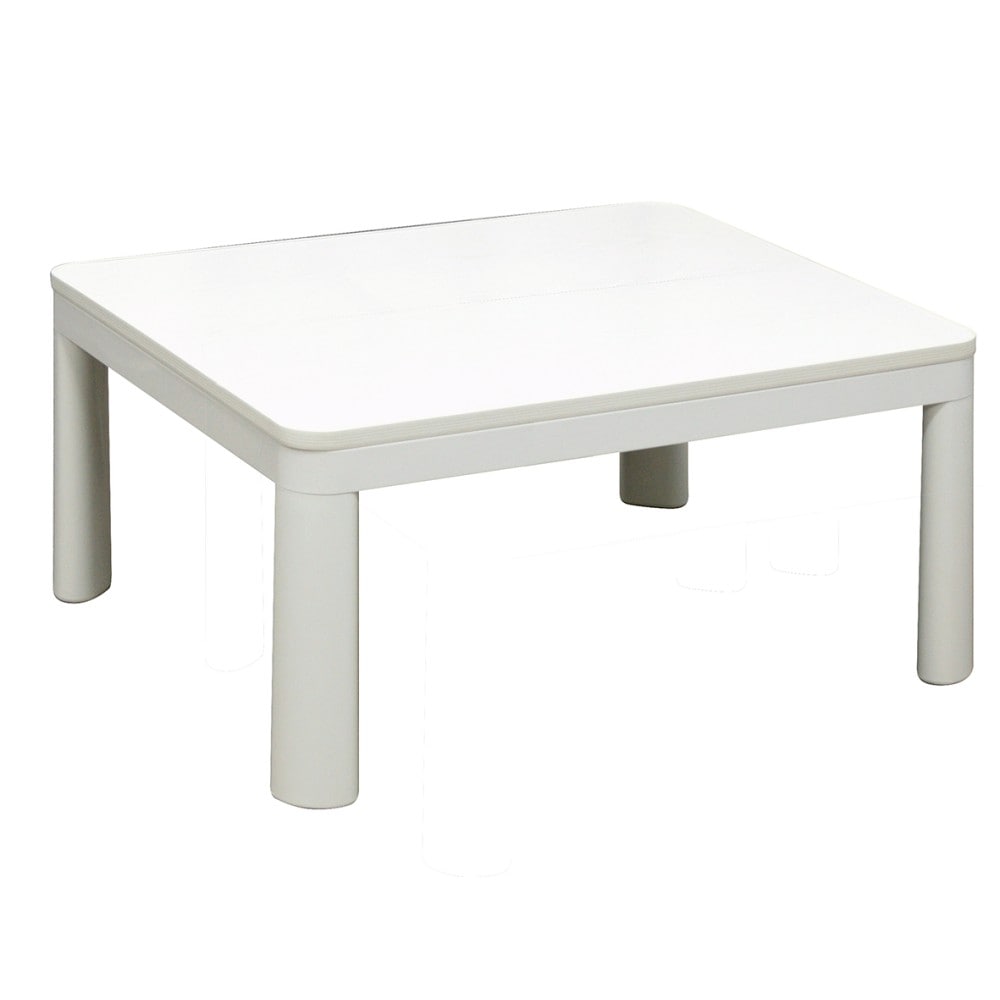 華芝ジャパン カジュアルコタツ80X60cm KCK-684（WH）