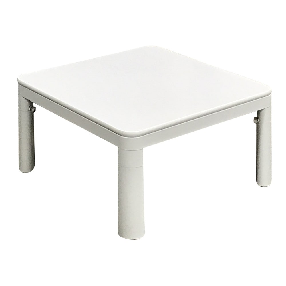 華芝ジャパン カジュアルコタツ折脚70角 KCK-704L（WH）