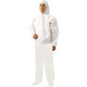 【メーカー直送T】トラスコ中山(TRUSCO) 不織布使い捨て保護服フード付ジャンバー Sサイズ TPCFS