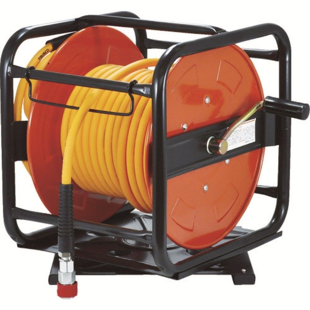 【メーカー直送T】TRUSCO　B型エアーリール　ワンタッチカップリング付　8．5X12．5mm　20m巻 TAWB8520N