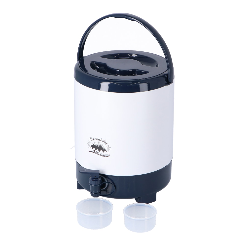 ウォータージャグ 8L×6個セット キャンプ用品 アウトドア 保冷 水タンク 防災 広口タイプ コップ2個付き 漏れ防止キャップ ハンドル付き ホワイト/ネイビー ウォータータンク 貯水タンク ジュース お茶 ディスペンサー 保冷ジャグ レジャー用品 LIFELEX コーナン kohnan-eshop-10275402 コーナンeショップ 楽天市場店 サンプル画像3