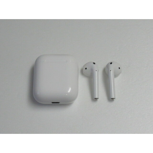 【中古品】 Apple AirPods with Charging Case アップル エアポッズ 第2世代 ワイヤレスイヤホン 送料..