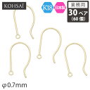 【6/5全品PT5倍+10%オフCP配布中!】【抽選で最大300%PTバック!要エントリー】【業務用 30ペア入】【卸販売】 KOHSAi アメリカンピアス フ...