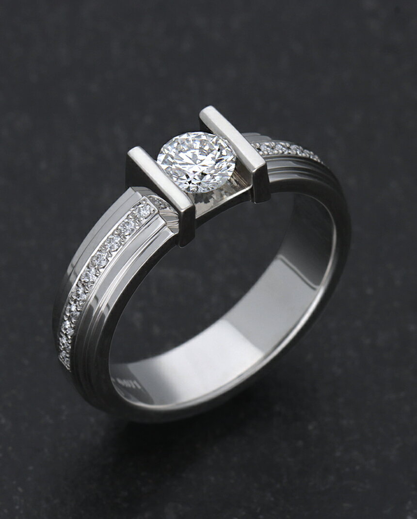 ȥ etna PT950   cascade engagement ring 325