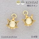 【5/5全品PT5倍+10%OFF CP配布中!】石枠 空枠 石座 6本爪 0.1ct 3mm 1個売り アクセサリー パーツ K18 丸カン付 口開き ピアス...