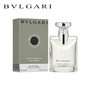 ブルガリ BVLGARI プールオム エクストレーム オードトワレ EDT SP 50ml | メンズ 香水 オシャレ おしゃれ ギフト プレゼント 誕生日 誕生日プレゼント ブランド エクストリーム pour homme 人気 男性 男性用 香り グレープフルーツ ムスク 彼氏 父 友達 記念日