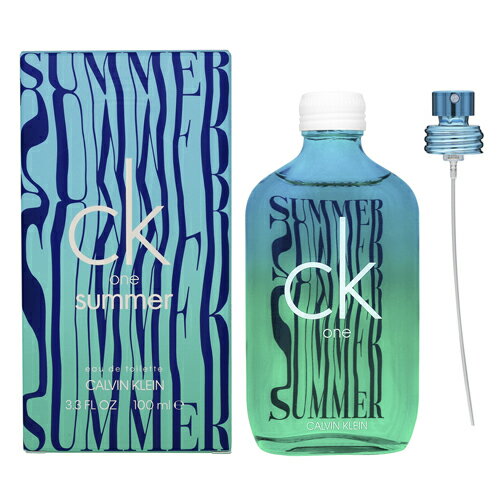 カルバンクライン CK シーケーワン CK-ONE サマー 2021 EDT SP 100ml | シーケーワンサマー シーケー ワン CK ONE 香水 メンズ レディース ユニセックス 男女兼用 男性 女性 ギフト 誕生日 プレゼント 香り 柑橘系 柑橘 グレープフルーツ レモン ピーチ