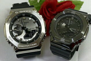 【恋人屋】恋人たちのGショック ペアウオッチ G-SHOCK カシオ 2本セット gショック GM-2100-1AJFGM-S2100B-8AJF デジタル ラッピング無..