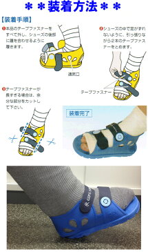ギプスシューズ ギプスサンダル S M L サイズ(片足1足 左右兼用) ギブスシューズ 外出用 子供・児童用 大人用 ケガ用 骨折用 ギブス ギプス 靴 ファーストレイト社【宅急便で配送】