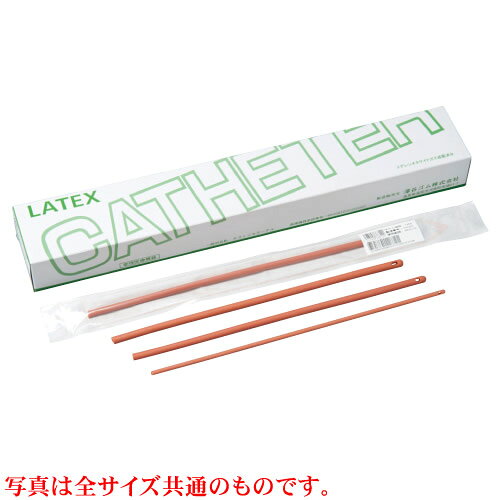 Rakuten - A0　天然ゴム製　エンゼルロビンソンカテーテルA短型　(旧商品名：MRC滅菌ネラトンカテーテル)　E-8　外形5.0mm　横穴2穴　12本入　チューブ【05P05Dec15】