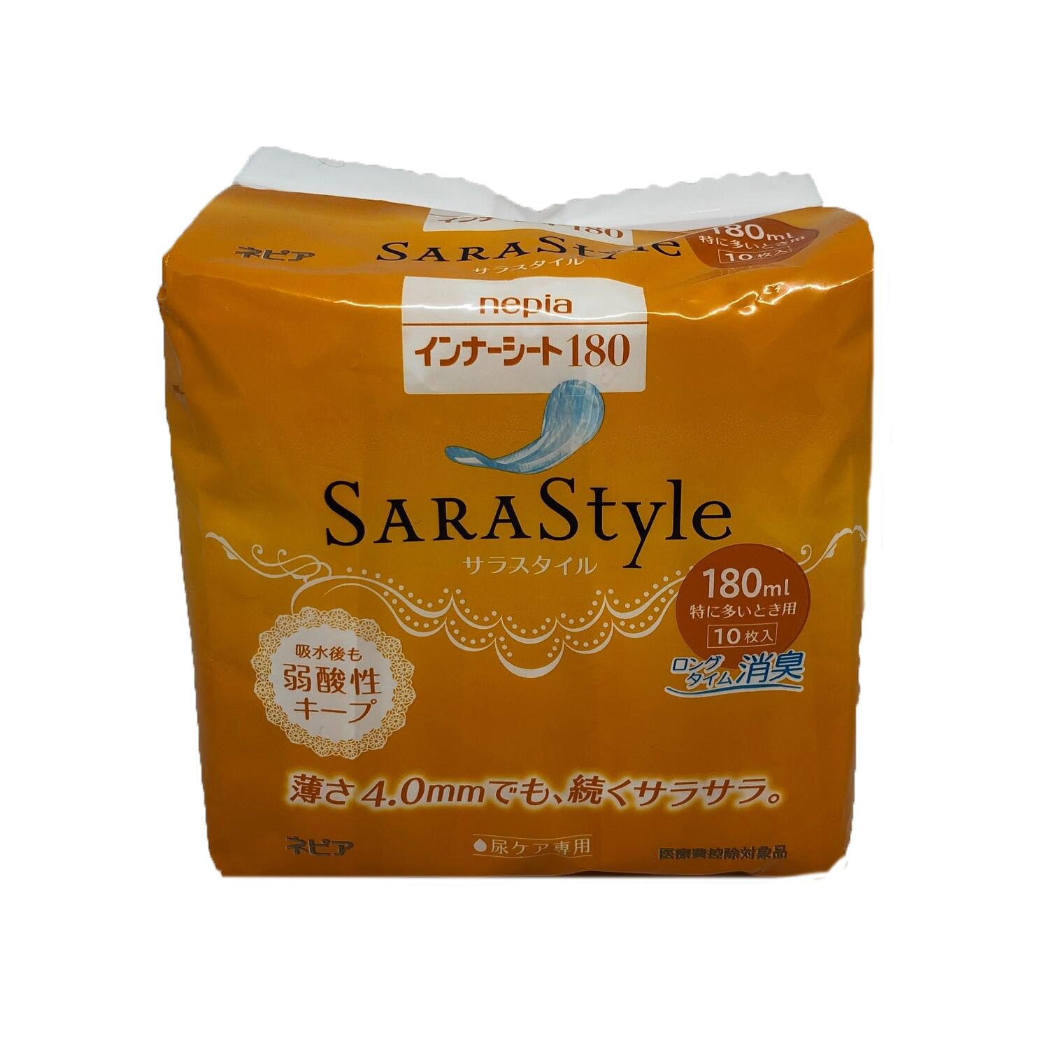 Rakuten - 【1袋での配送】売り切り！　ネピア　インナーシート180 SARA Style（10枚入）≪検索用≫【05P05Dec15】