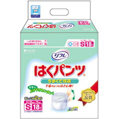 リフレ　はくパンツ　うすくて快適　Sサイズ　18枚×6袋　介護用　大人用　紙おむつ　パンツタイプ【段ボール1ケースでの配送：送料無料】≪検索用≫【05P05Dec15】