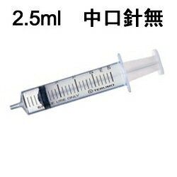 C2送料無料 【10本セット】テルモ ディスポ シリンジ 中口針なし （SS-02SZ） 2.5ml 少量販売 ※注意：胃ろう用ではあ…