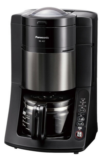 パナソニック コーヒーメーカー パナソニック NC-A57-K(ブラック） 沸騰浄水コーヒーメーカーPanasonic(NCA57K)