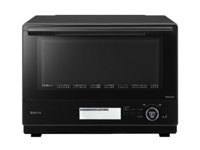 【5年延長保証加入が無料】パナソニック スチームオーブンレンジ ビストロ NE-BS8A-K ブラックのサムネイル