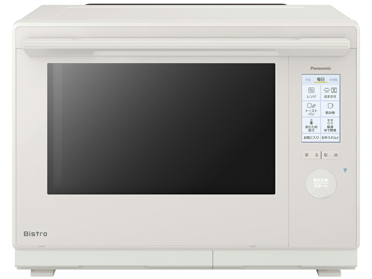 乐天商城 - 【5年延長保証加入無料】パナソニック　NE-UBS10E-W　オフホワイト　スチームオーブンレンジ 30L ビストロ