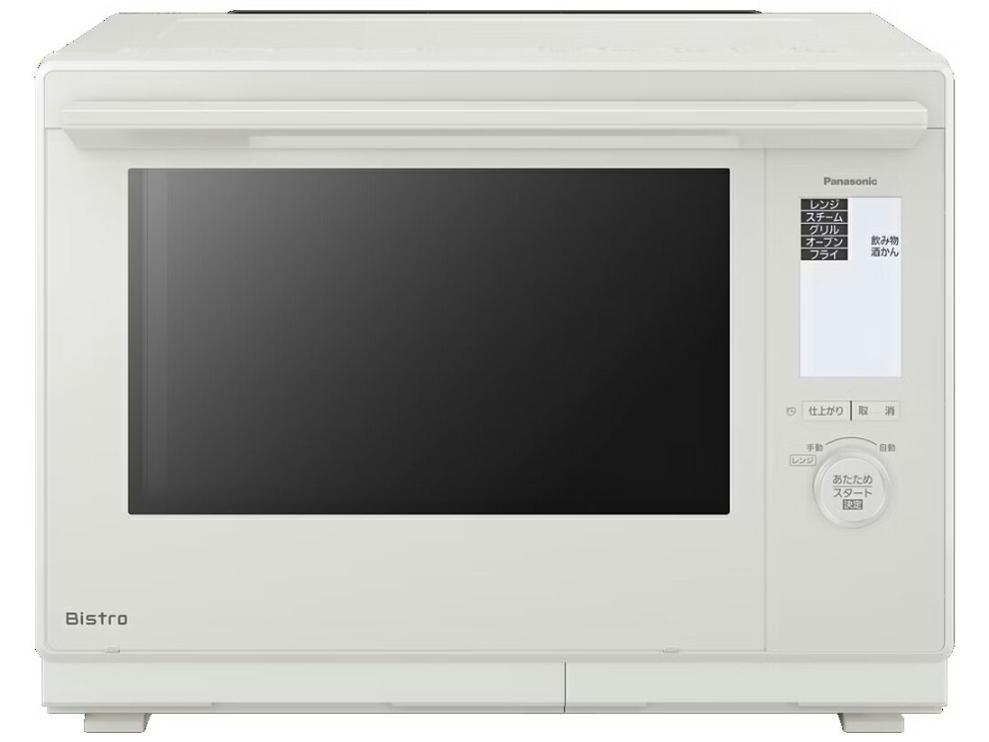 乐天商城 - 【5年延長保証加入無料】パナソニック オーブンレンジ スチーム ビストロ NE-BS9E-W オフホワイト