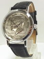 【あす楽対応】PRINCEJFKケネディコイン50セントメンズ腕時計1972