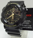 【あす楽対応】カシオ　G-SHOCKブラック　ゴールド GA-100CF-1A9JF