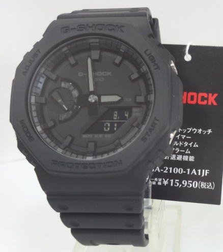 正規品カシオ G-SHOCKカーボンコアガード構造 GA-2100-1A1JF