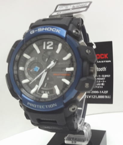 楽天小池時計店【あす楽対応】カシオ G-SHOCK GPSハイブリッド電波ソーラーモバイルリンク　グラビティマスター GPW-2000-1A2JF