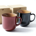 本漆塗りマグカップ 送料無料 カップ 伝統工芸品 コーヒー お茶 紅茶 赤 朱 溜め色 ギフト プレゼント 敬老の日 お祝い 化粧箱 安宅漆工店 本漆塗り