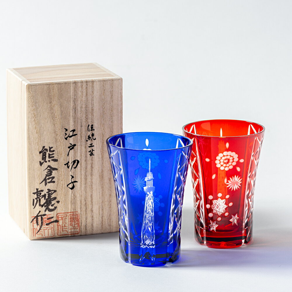 Coca-cola社公認 江戸切子グラス 1点のみ。